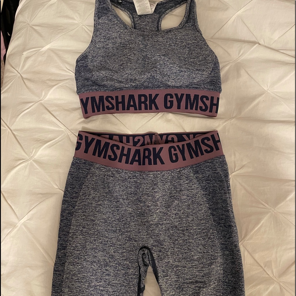 Gym Shark Set Flex Sports Bra And Leggings